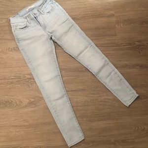 Light blue Levi Strauss Super Skinny jeans